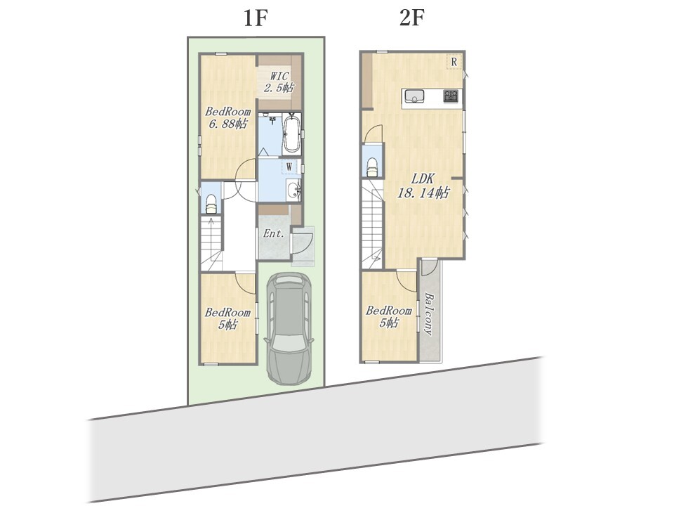 ~Grazia 杉並 堀ノ内~ 建築条件付き売地 全1区画画像3